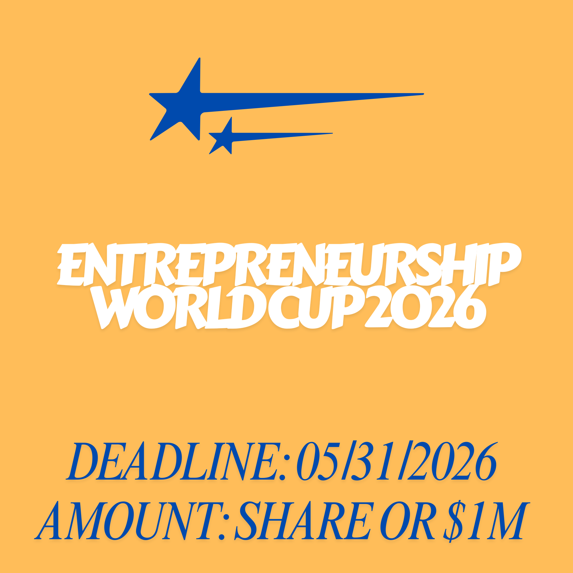 Entrepreneurship World Cup 2026