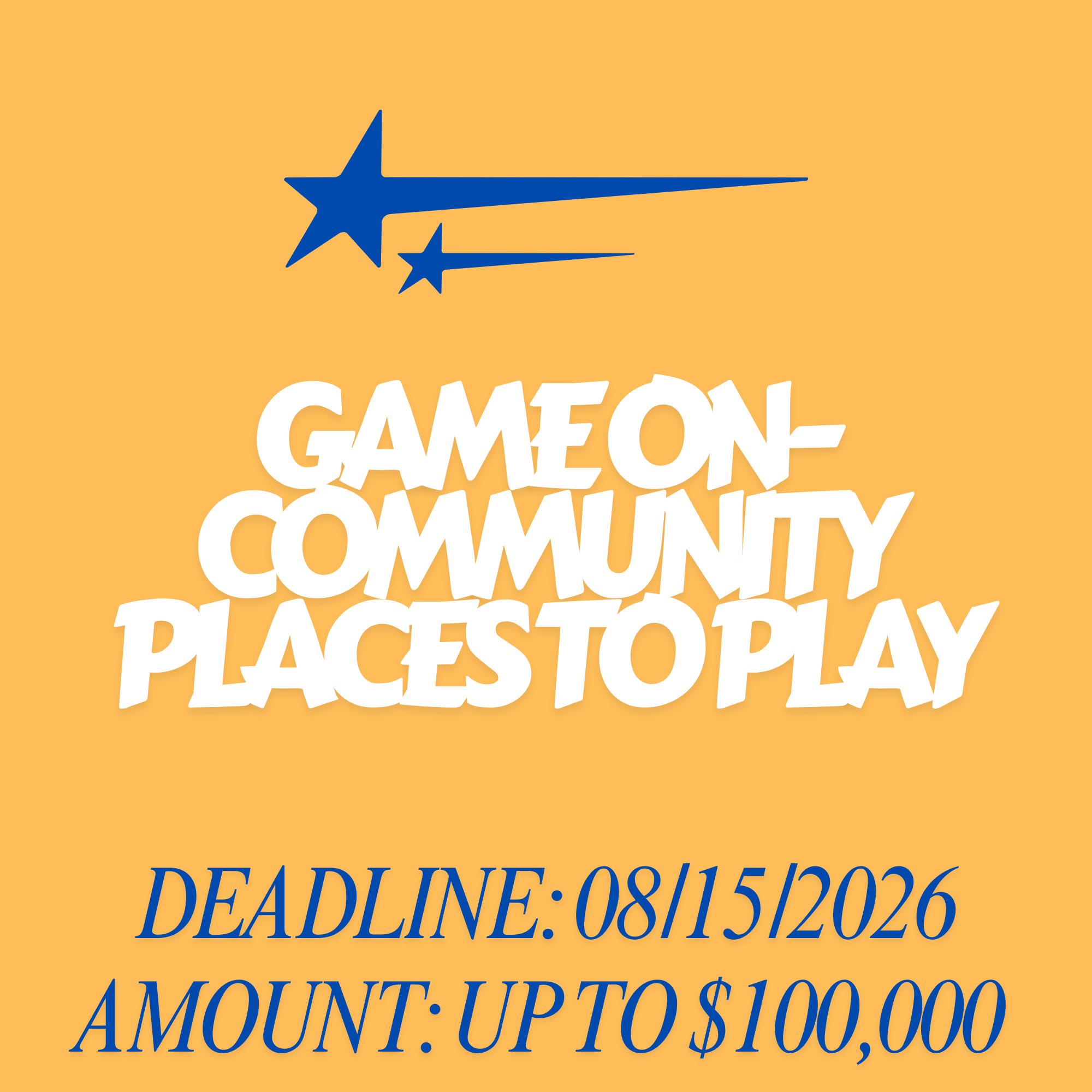 Game On-Community Places to Play
