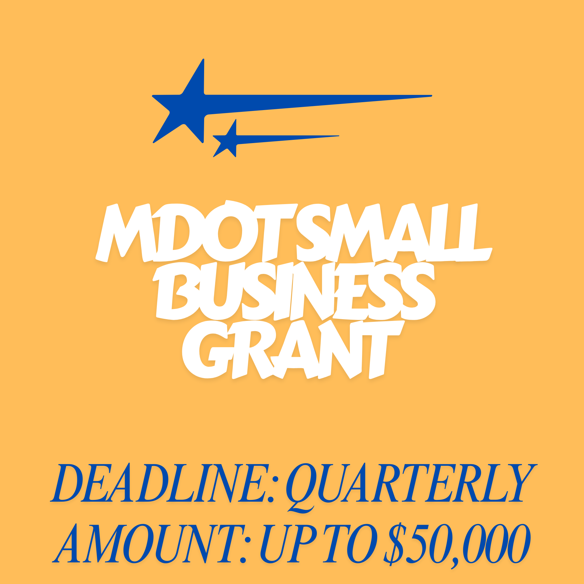 MDOT Small Business Grant (Maryland)