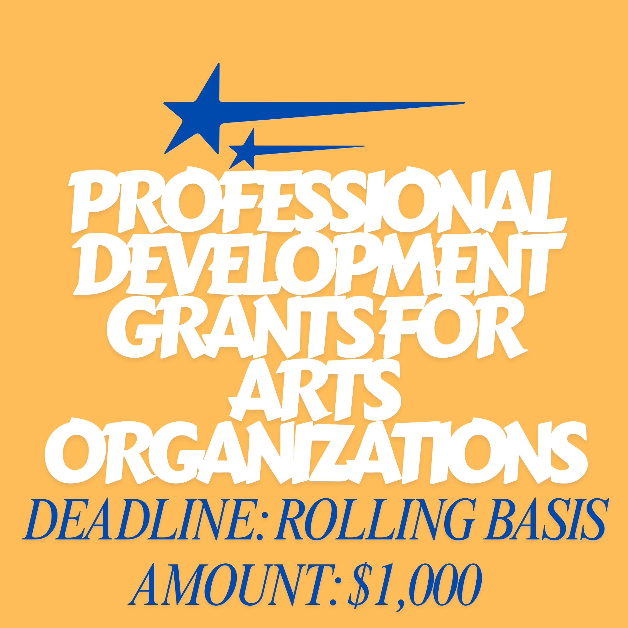 Professional Development Grants for Arts Organizations