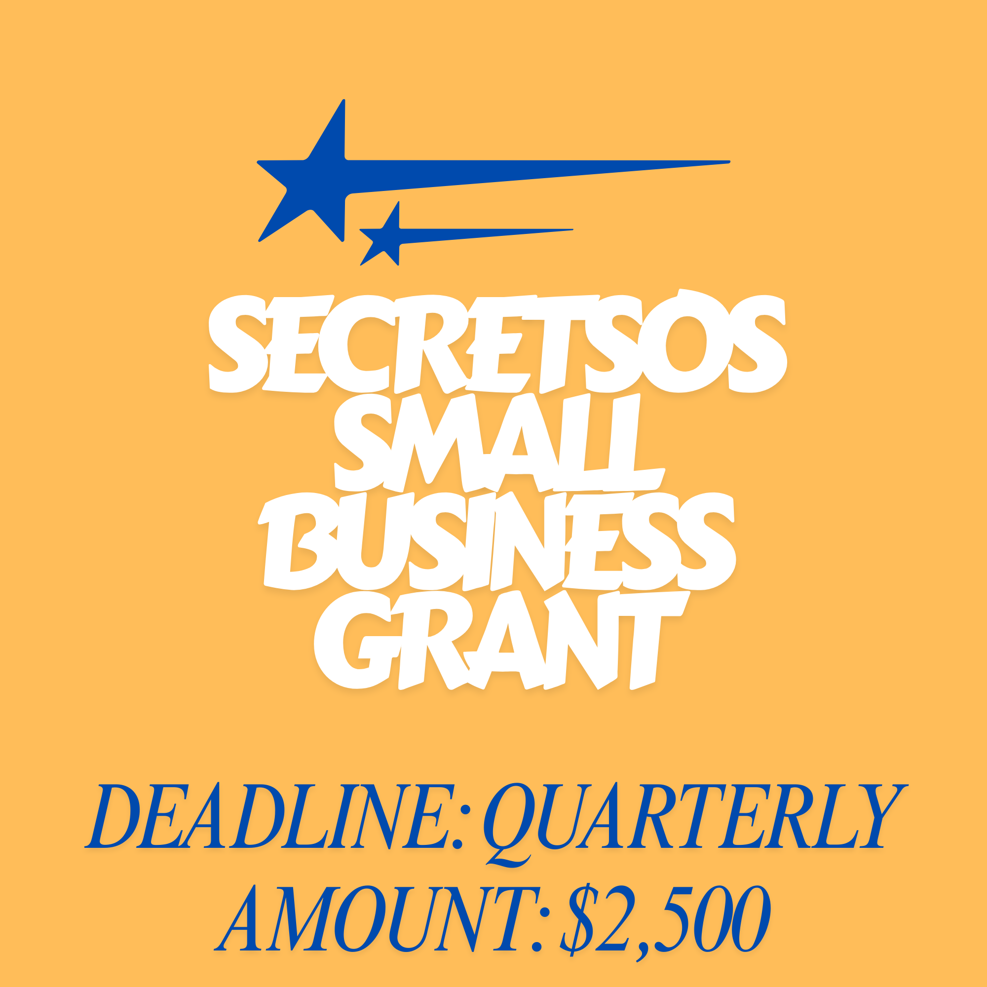 Secretsos Small Business Grant