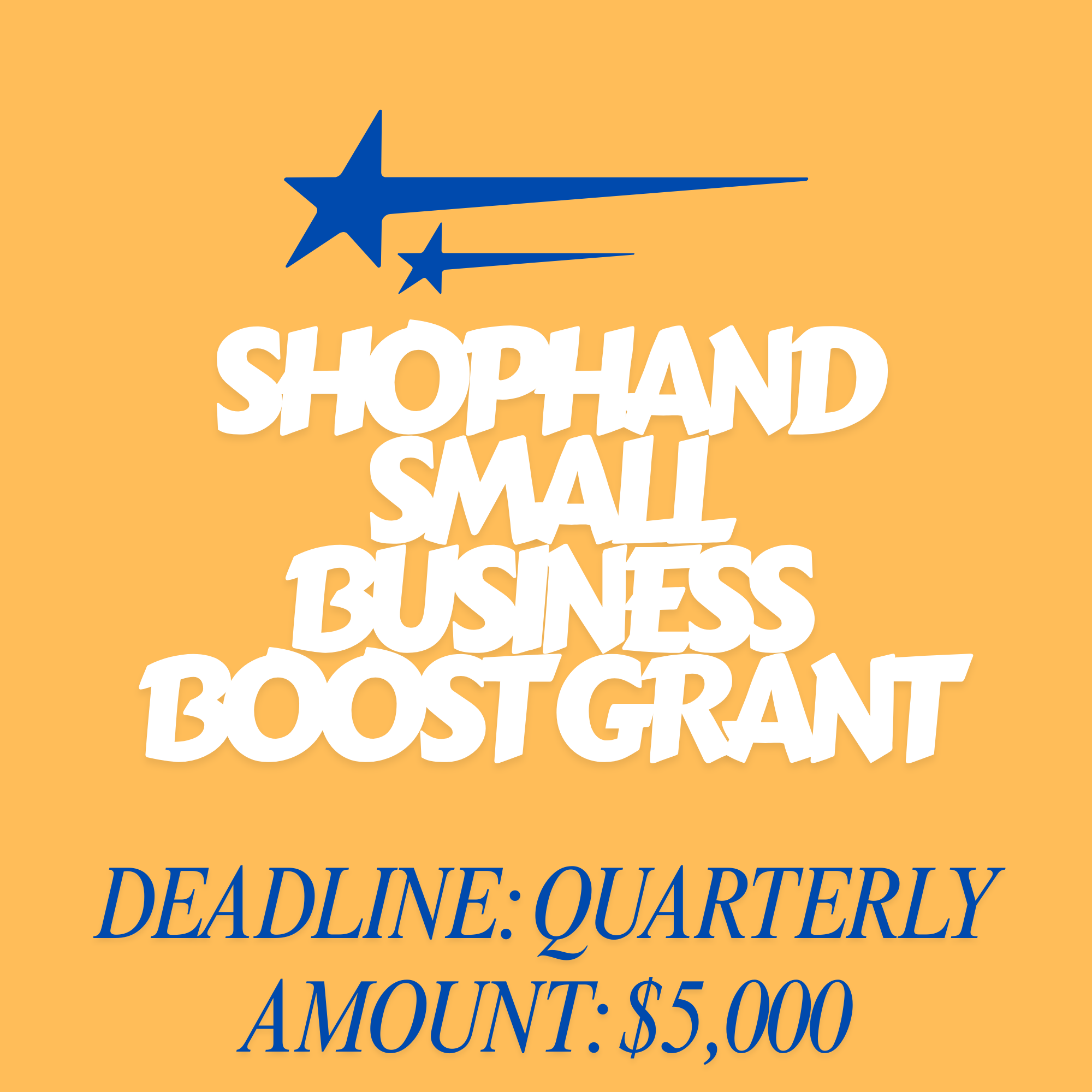 Shophand Small Business Boost Grant
