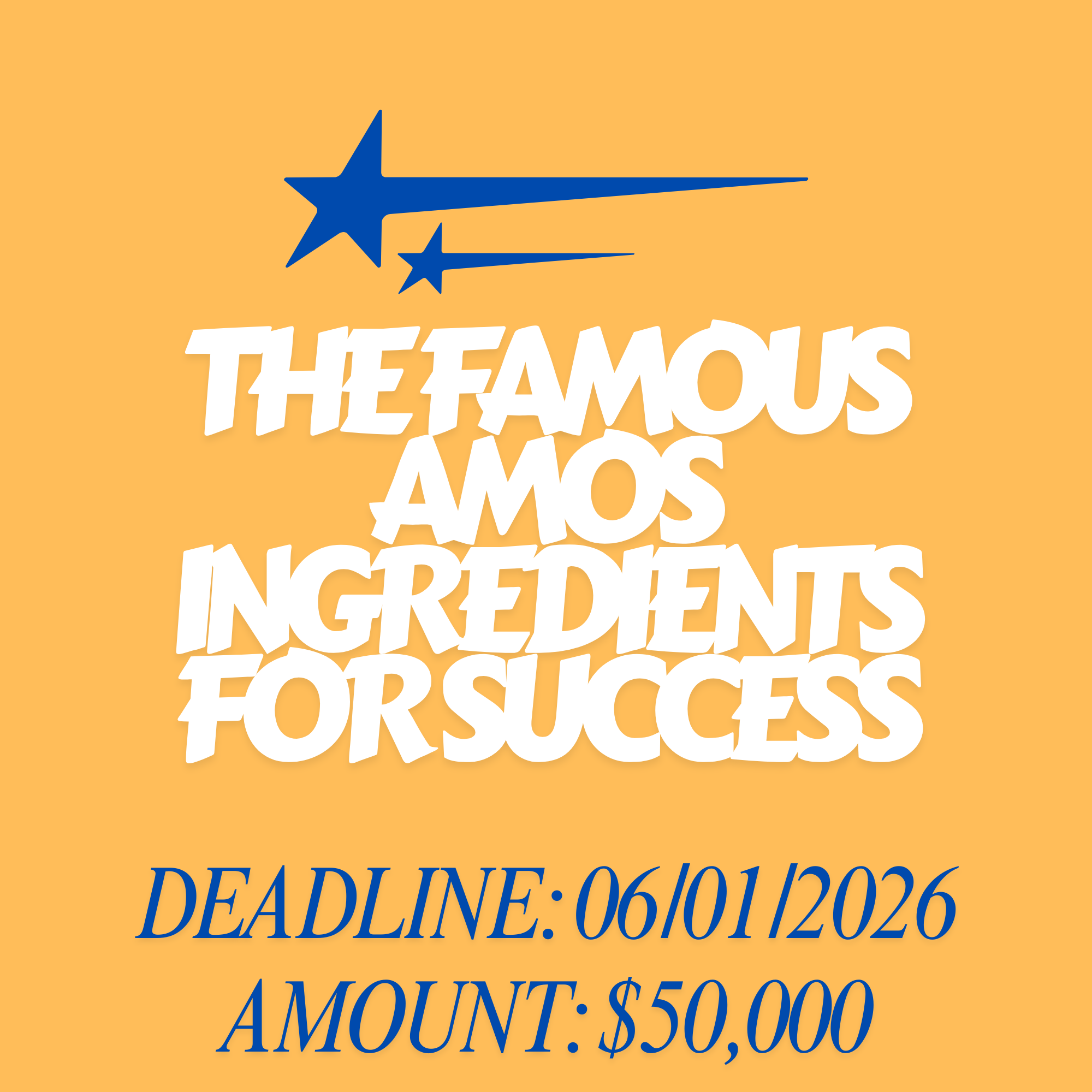 The Famous Amos Ingredients for Success